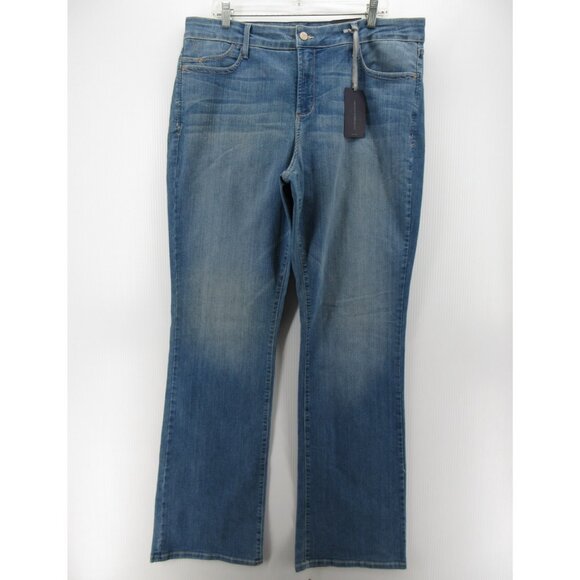 NYDJ Jeans 18 Plus Bootcut Lift Tuck Slimming Fit Denim Pants USA NEW - Picture 1 of 12
